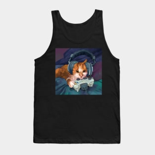 Gamer cat! (Second in the series) Tank Top